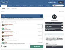 Tablet Screenshot of clanvpp.com
